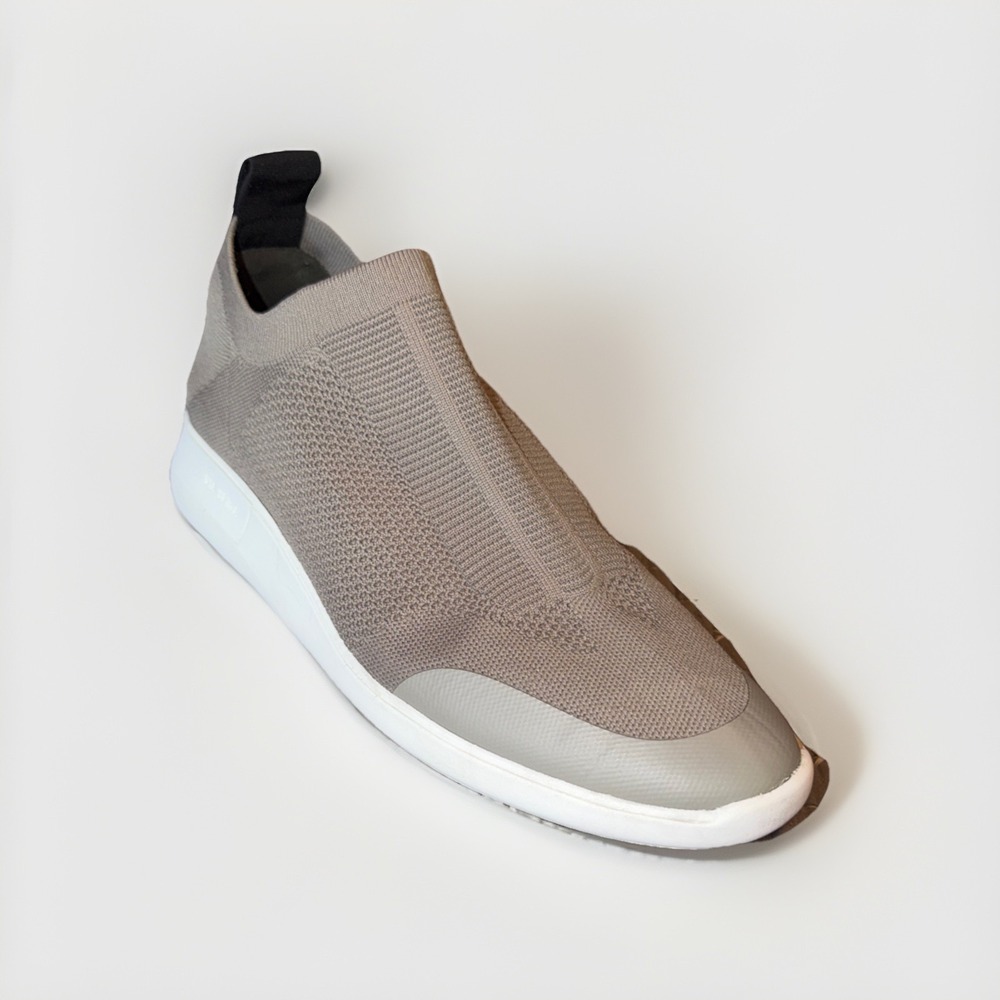 Via Spiga Women's Marlow 5 Slip-On Gray Knit Sneakers Size 8